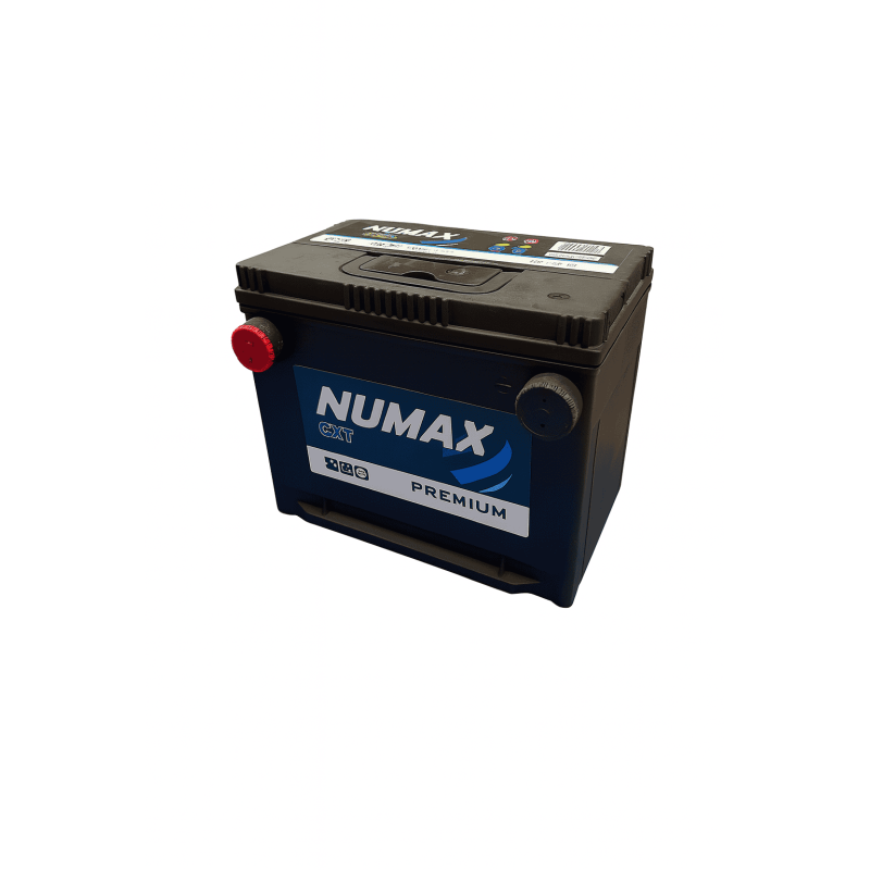 Batteries demarrage 12V, 70Ah, 630A EN, dim. 260x179x185 mm, bornes positive a gauche, Standard, acide/plomb, NUMAX