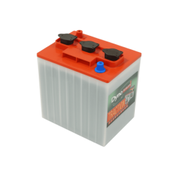Batteries traction 6V, 240Ah, dim. 244x190x270 mm, bornes en diagonale, acide/plomb, DYNO EUROPE
