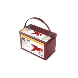 Batteries demarrage 12V, 89Ah, dim. 306x174x237 mm, borne positive a gauche, AGM, acide/plomb, TROJAN