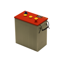 Batteries traction 6V, 390Ah, dim. 311x180x365 mm, bornes en diagonale, acide/plomb, DYNO EUROPE