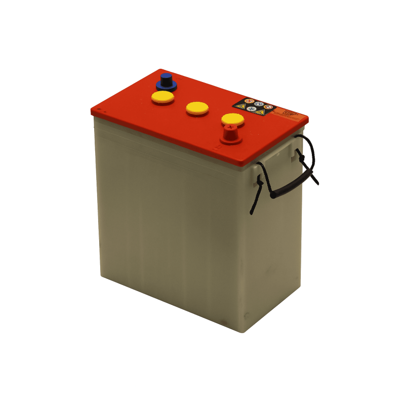 Batteries traction 6V, 390Ah, dim. 311x180x365 mm, bornes en diagonale, acide/plomb, DYNO EUROPE
