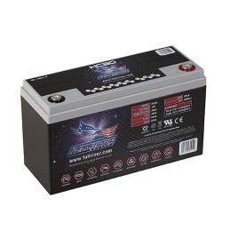 Batteries demarrage 12V, 30Ah, dim. 250x97x156 mm, borne positive a droite, AGM, acide/plomb, FULL RIVER