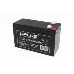 Batteries alimentation 12V, 7Ah, dim. 151x65x98 mm, borne positive a gauche, AGM VRLA, acide/plomb, DYNO EUROPE