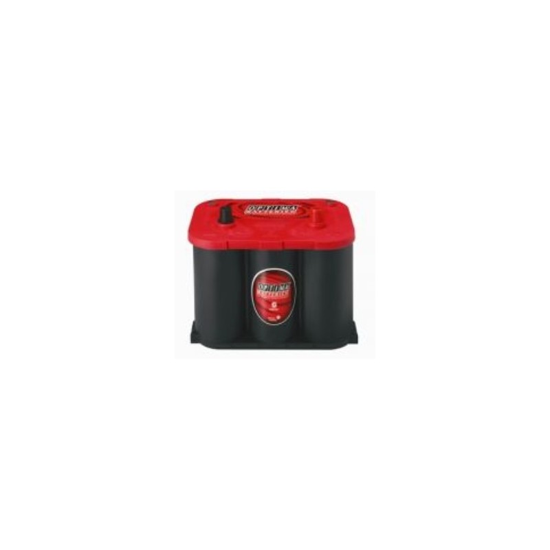 Batteries demarrage 12V, 50Ah, 815A EN, dim. 254x172x200 mm, borne positive a droite, AGM en spirale, acide/plomb, OPTIMA