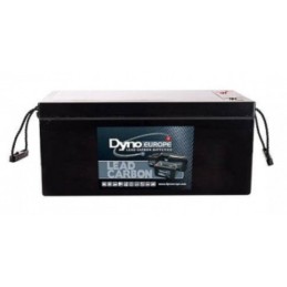 Batteries alimentation 12V, 275Ah, dim. 520x268x223 mm, borne positive a droite, Standard, acide/plomb/carbon, DYNO EUROPE