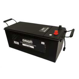 Batteries demarrage 12V, 180Ah, 1100A EN, dim. 511x223x223 mm, borne positive a gauche, SMF etanche, acide/plomb, ORION