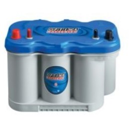 Batteries demarrage 12V, 66Ah, 845A EN, dim. 309x172x221 mm, borne positive a gauche, AGM en spirale, acide/plomb, OPTIMA
