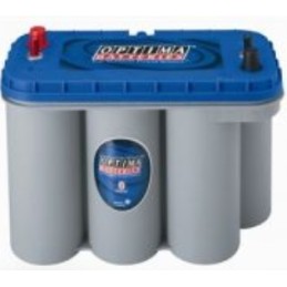 Batteries demarrage 12V, 75Ah, 975A EN, dim. 324x165x238 mm, borne positive a gauche, AGM en spirale, acide/plomb, OPTIMA
