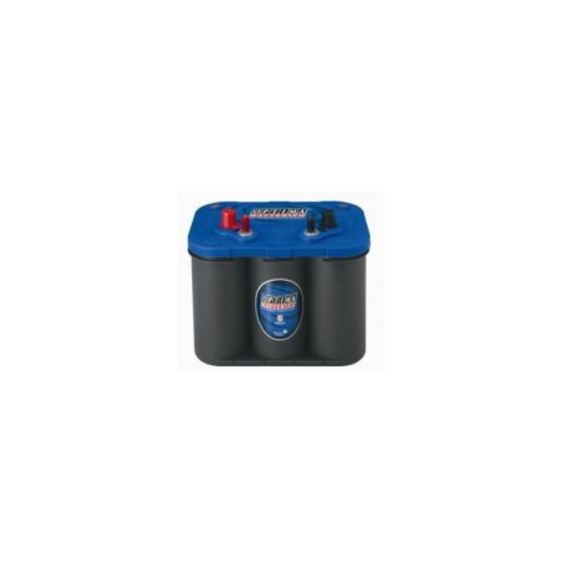 Batteries demarrage 12V, 50Ah, 815A EN, dim. 254x175x200 mm, borne positive a gauche, AGM en spirale, acide/plomb, OPTIMA