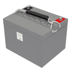 Batteries alimentation 12V, 34Ah, dim. 194x131x159 mm, borne positive a gauche, AGM VRLA, acide/plomb, DYNO EUROPE