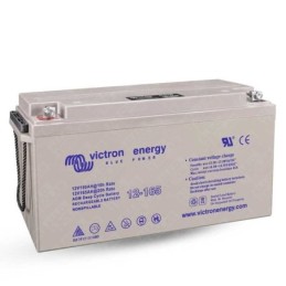 Batteries alimentation 12V, 165Ah, dim. 485x172x240 mm, borne positive a gauche, gel, acide/plomb gel, VICTRON ENERGY
