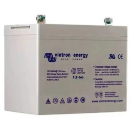 Batteries alimentation 12V, 66Ah, dim. 258x166x235 mm, borne positive a gauche, gel, acide/plomb gel, VICTRON ENERGY