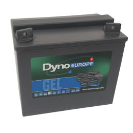 Batteries alimentation 12V, 30Ah, dim. 197x132x186 mm, borne positive a gauche, gel, acide/plomb gel, DYNO EUROPE