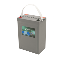 Batteries alimentation 12V, 86Ah, dim. 250x150x401 mm, borne positive a gauche, gel, acide/plomb gel, DYNO EUROPE