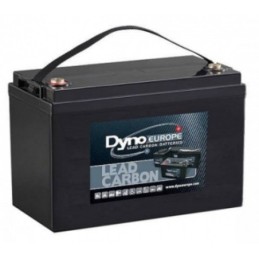 Batteries alimentation 12V, 110Ah, dim. 330x174x220 mm, borne positive a gauche, Standard, acide/plomb/carbon, DYNO EUROPE