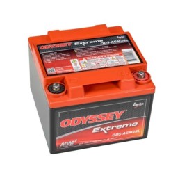 Batteries demarrage 12V, 34Ah, 330A EN, dim. 250x97x156 mm, borne positive a droite, AGM, acide/plomb, ODYSSEY