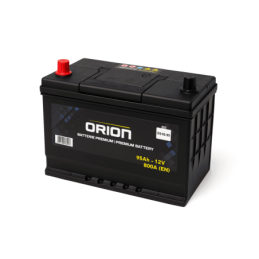 Batteries demarrage 12V, 95Ah, 800A EN, dim. 302x175x225 mm, borne positive a gauche, Standard, acide/plomb, ORION