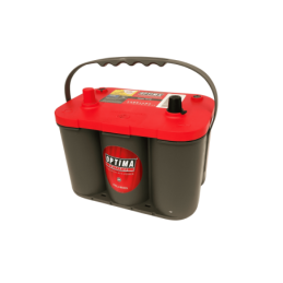 Batteries demarrage 12V, 50Ah, 815A EN, dim. 254x172x200 mm, borne positive a gauche, AGM en spirale, acide/plomb, OPTIMA