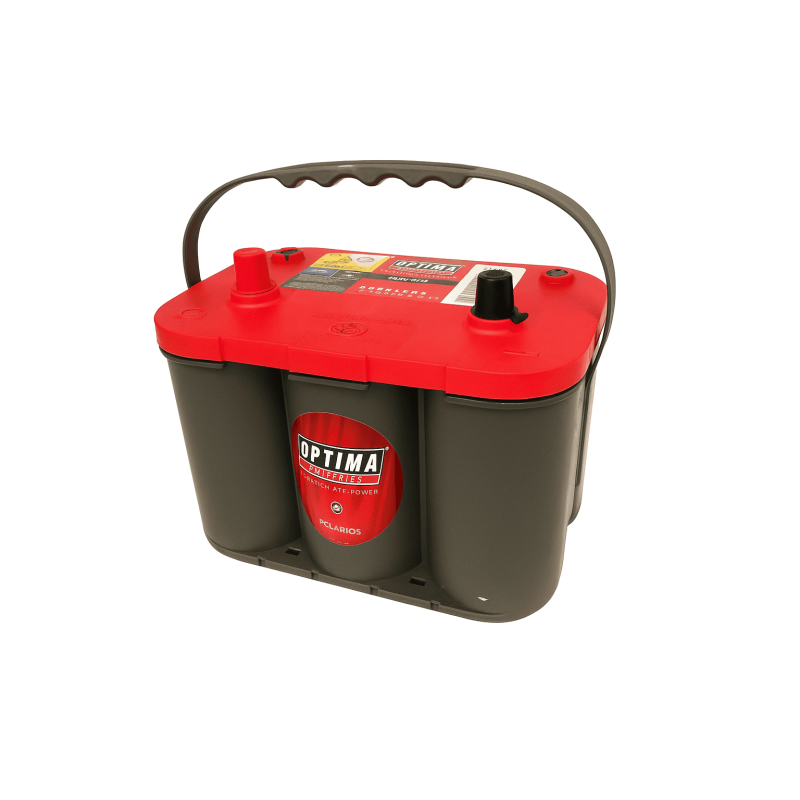 Batteries demarrage 12V, 50Ah, 815A EN, dim. 254x172x200 mm, borne positive a gauche, AGM en spirale, acide/plomb, OPTIMA