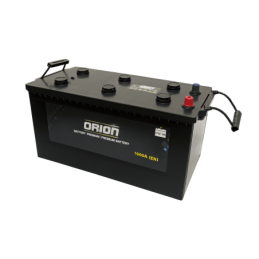 Batteries demarrage 12V, 180Ah, 1100A EN, dim. 513x223x223 mm, borne positive a gauche, avec entretien, acide/plomb, ORION