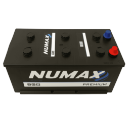 Batteries demarrage 12V, 170Ah, 1000A EN, dim. 513x223x223 mm, borne positive a gauche, Standard, acide/plomb, NUMAX