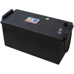 Batteries alimentation 12V, 120Ah, dim. 513x189x223 mm, borne positive a gauche, gel, acide/plomb gel, DYNO EUROPE