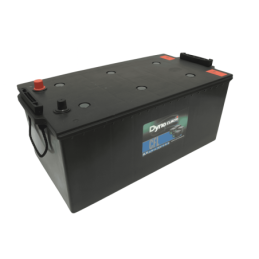 Batteries alimentation 12V, 200Ah, dim. 517x270x240 mm, borne positive a gauche, gel, acide/plomb gel, DYNO EUROPE