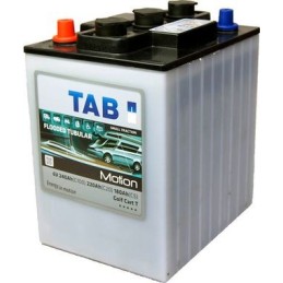 Batteries alimentation 6V, 220Ah, dim. 244x190x275 mm, tubulaire, acide/plomb, TAB