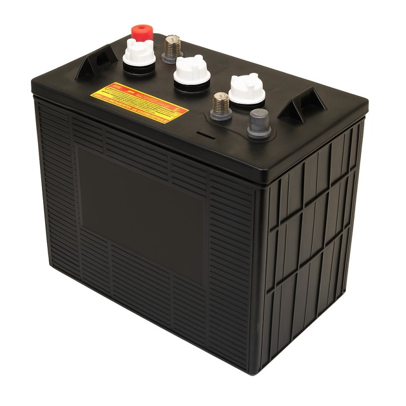 Batteries alimentation 6V, 250Ah, dim. 298x183x283 mm, bornes en diagonale, Standard, acide/plomb, DYNO EUROPE